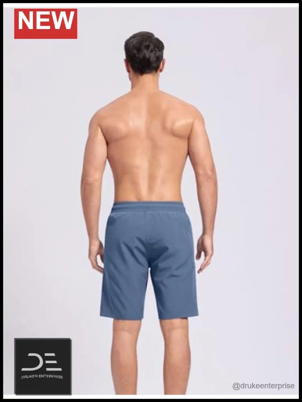Mens Swim Trunks Mesh Lining Quick Dry Bathing Suit Beach Shorts
